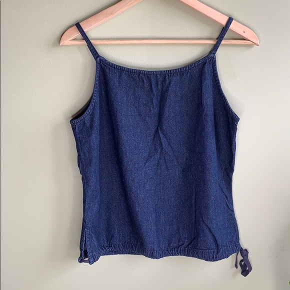Hennes Tops - Vintage 90’s Hennes Cropped Denim Tank